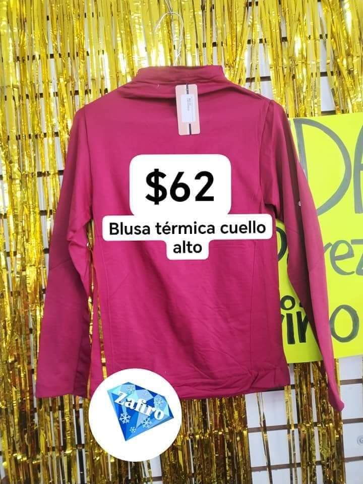 Blusa térmica de cuello alto