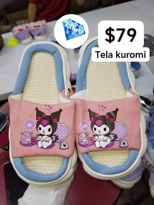 Pantunfla de tela Kuromi