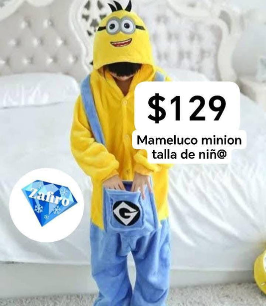 Mameluco Minion para niño