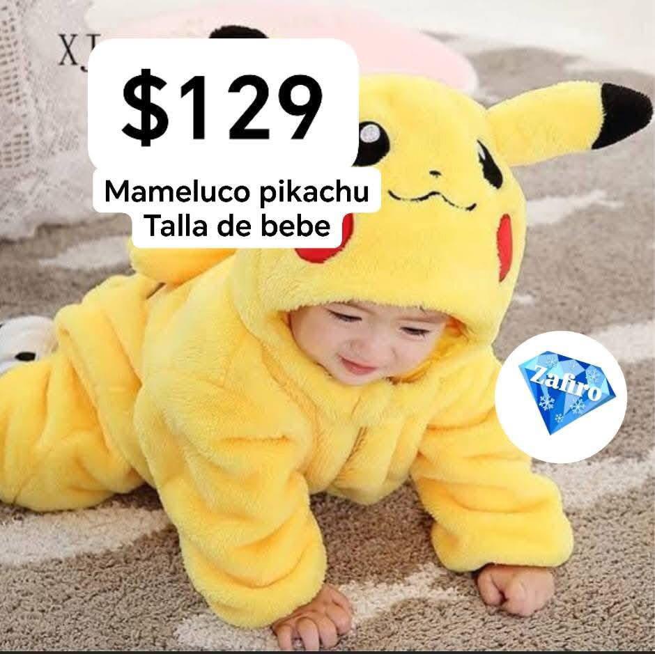 Mameluco Pikachu bebé